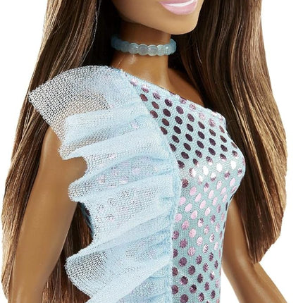 Barbie in A Green Polka Dot Dress