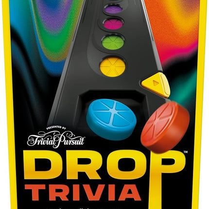 Hasbro Gaming Drop Trivia Game | Electronic Party Game with Voice and Sounds | Ages 13+ | 2 or More Players | 15 Mins. | from Trivial Pursuit | Party Board Games