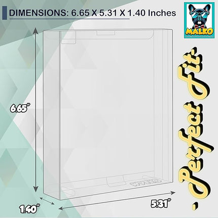 MALKO Hot Wheels Protector Display Case for Premium Card Diecast Cars - 10 Pack | Assembly Required