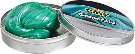 Play-Doh Putty Gemerald Metallic Green Putty for Kids 3 Years & Up, 3.2 oz Tin