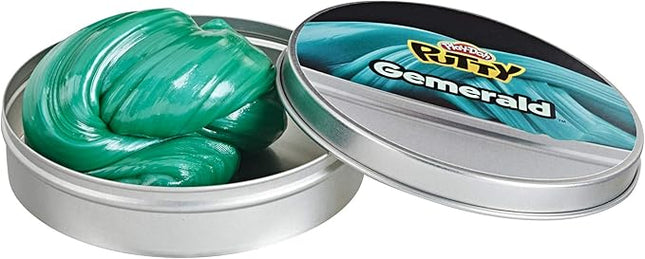 Play-Doh Putty Gemerald Metallic Green Putty for Kids 3 Years & Up, 3.2 oz Tin