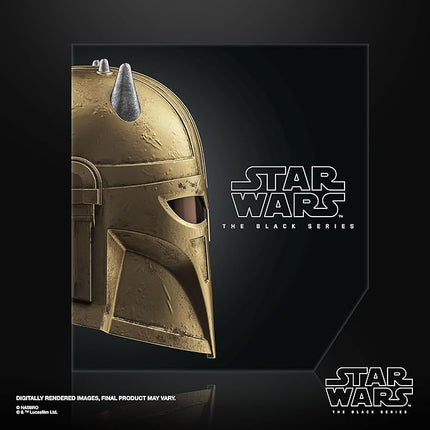 STAR WARS The Black Series The Armorer Premium Electronic Helmet, Roleplay Item for Ages 14 and Up