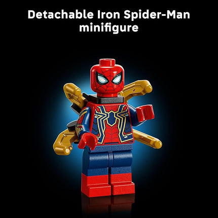 LEGO Marvel Iron Spider-Man Bust Collectible - Building Kit for Adults, Ages 18+ - Includes Iron Spider-Man Minifigure - Collectible Model for Super Hero Fans - Gift for Men and Women - 76326