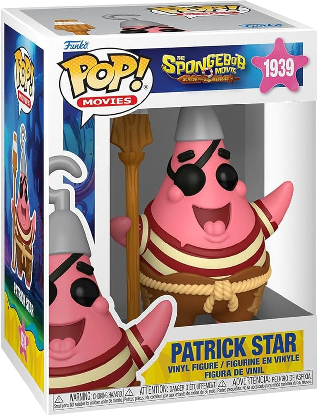 Funko Pop! Movies: The Spongebob Movie - Patrick Star - Collectable Vinyl Figure - Gift Idea - Official Merchandise - Toys for Kids & Adults - Cartoon Fans - Model Figure for Collectors