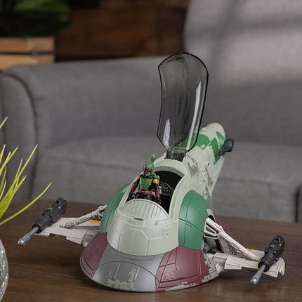 STAR WARS Mission Fleet Starship Skirmish, 2.5 Inch Boba Fett Action Figure and Starship Vehicle, Toys for 4 Year Old Boys and Girls and Up