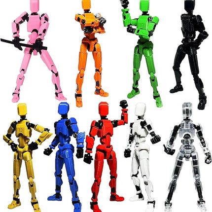 Assembly Completed Titan 13 Action Figure,2025 New Lucky Robot 13 Action Figures,3D Printed Action Figure,Nova 13 Figure Desktop Decorations Game Gifts (Assembly Required-9 PCS)