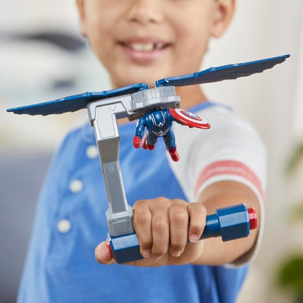 Marvel Epic Hero Series Captain America: Brave New World Flight Control Action Figure with Accessory, Super Hero Toys for Kids Ages 4+