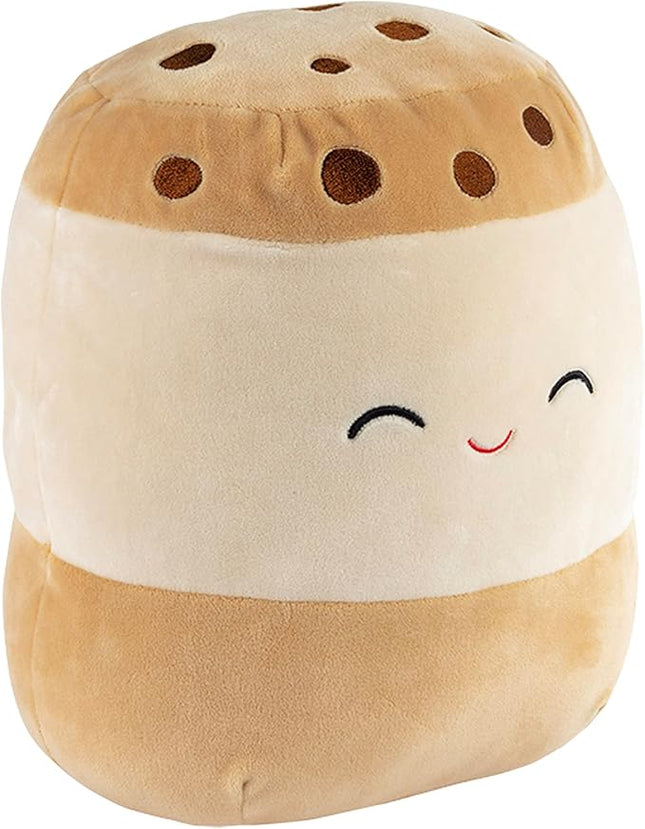 Squishmallows 10-Inch Koako The Ice Cream Sandwich Plush - Official Jazwares - Soft & Squishy Stuffed Animal Toy for Kids, Teens & Collectors - Cuddly Kawaii Dessert Plushie Collectible Pillow