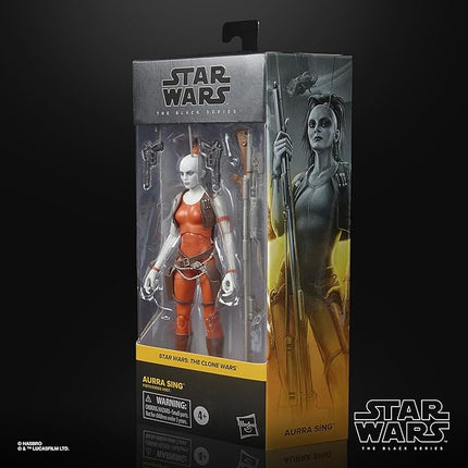 STAR WARS The Black Series Aurra Sing Toy 6-Inch-Scale The Clone Wars Collectible Action Figure, Toys for Kids Ages 4 and Up,F1870