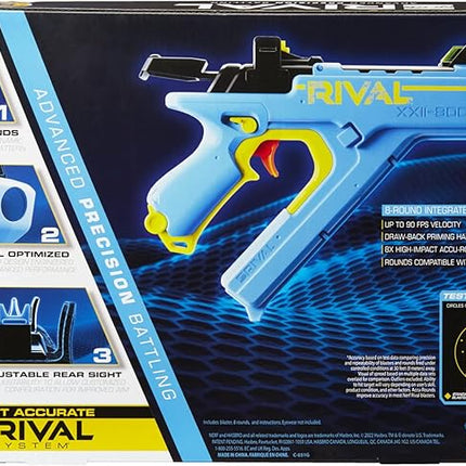 NERF Rival Vision XXII-800 Blaster, Most Accurate Rival System, Adjustable Sight, Integrated Magazine, 8 Rival Accu-Rounds