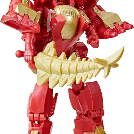 Marvel Mech Strike Mechasaurs, 4-Inch Iron Man with Iron Stomper Mechasaur Action Figures, Super Hero Toys for Kids Ages 4 and Up