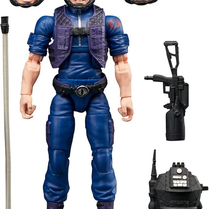 G.I. Joe Classified Series Retro Cardback Tele-Viper, Collectible 6 Inch Action Figure with 6 Accessories