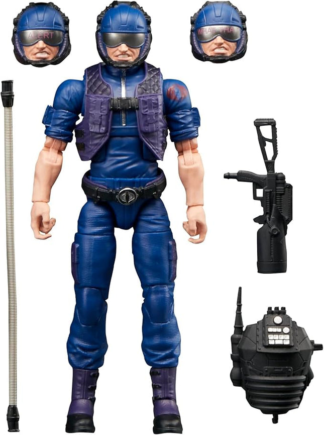G.I. Joe Classified Series Retro Cardback Tele-Viper, Collectible 6 Inch Action Figure with 6 Accessories