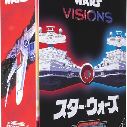 Star Wars Micro Galaxy Squadron Visions X-Wing - 5-Inch Vehicle with Two 1-Inch Micro Figure Accessories
