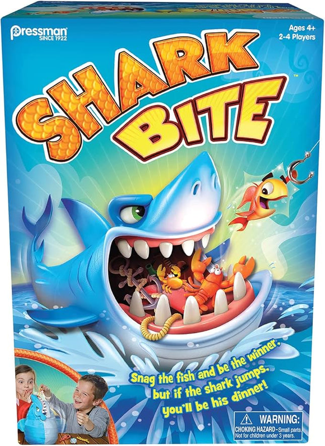 Shark Bite with Let's Go Fishin' Card Game (Amazon Exclusive) by Pressman