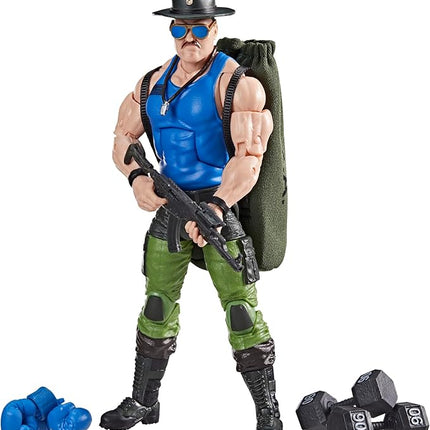 G.I. Joe Classified Series #129, Mad Marauders SGT Slaughter, Collectible 6 Inch Action Figure with 18 Accessories