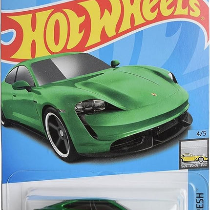 Hot Wheels Porsche Taycan Turbo S, Factory Fresh 4/5 [Green] 149/250