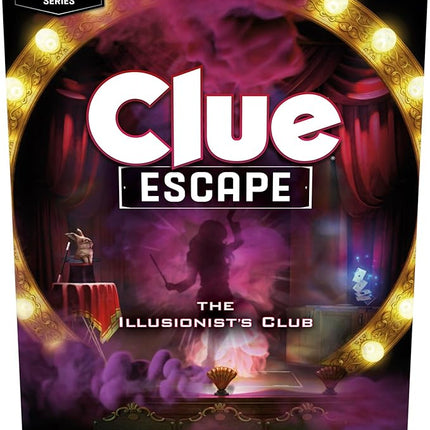 Clue Escape: The Illusionist’s Club Board Game | Escape Room Family Game | 1-Time Solve Mystery | Ages 10+ | 1-6 Players | Difficulty 4 | 90-120 Mins. (Amazon Exclusive)