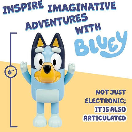 Bluey Game Hide and Seek Electronic Figure, Articulated, Musical Kids Figurines with Dance Mode, Interactive Play Toddler Figurine Toys for Ages 3+