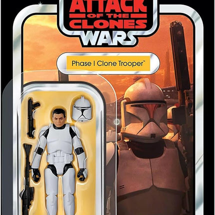 STAR WARS The Vintage Collection Phase I Clone Trooper, Attack of The Clones 3.75 Inch Collectible Action Figure