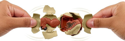 Mattel Jurassic World Hidden Hatchers Figure 4-Pack, Survival Instinct Set with 2-in-1 Transforming Toy, 8-Step Egg to Dinosaur