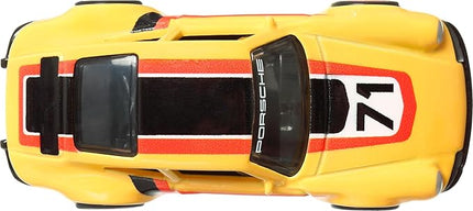 Hot Wheels Premium Car Culture Circuit Legends Toy Vehicle, 1:64 Scale Die-Cast '71 Porsche 911 for Collectors, Real Riders Tires, Metal/Metal Chassis