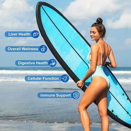 Vegan Ashwagandha Sea Moss Gummies - Black Seed Oil, Vitamin C&D for Immune Support, Digestive, Antioxidant 13 in 1 Bundle, Sea Moss Chlorophyll Advanced Strength Formula 2Pack 120 Gummies