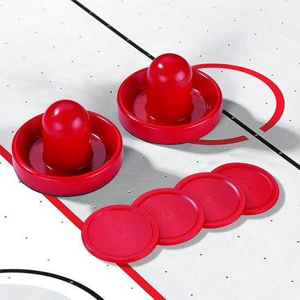 Air Hockey Pucks and Paddles,Air Hockey Strikers Pushers Air Hockey Table Replacement Accessories