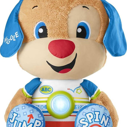 Fisher-Price Laugh & Learn Toddler Learning Toy So Big Puppy Musical Plush with Smart Stages Content for Ages 18+ Months