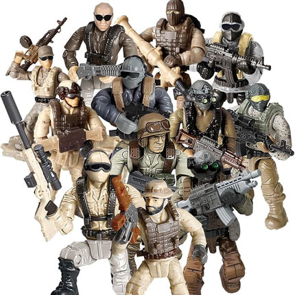 YEIBOBO ! Minifigures Blind Bags, Military Action Figures with Weapons and Accessories Mystery Pack Thunder Special Forces