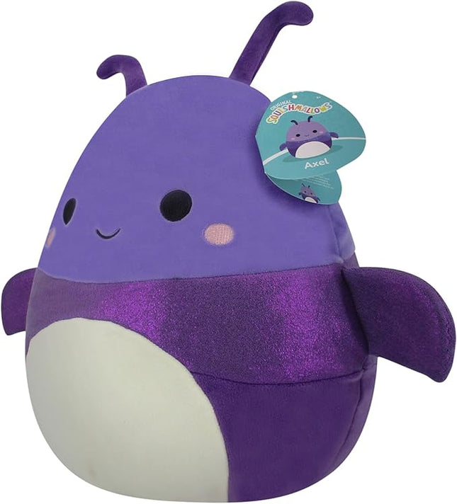 Squishmallows 12-Inch Axel Purple Beetle - Medium-Sized Ultrasoft Official Kelly Toy Plush