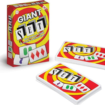 Set Giant Card Games for Kids - Jumbo Playing Cards