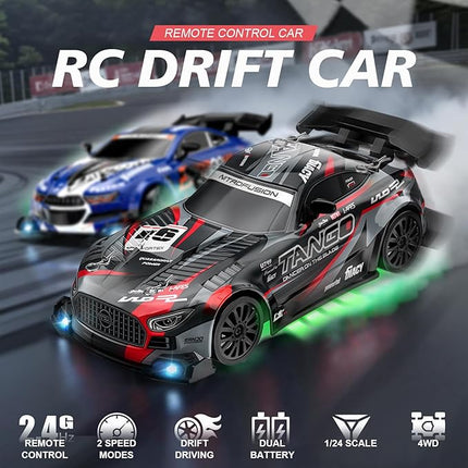 Drift RC Car for Electric Toy Car Hobby Racing Car Toys with Controller, Christmas Birthday Gift for Adults & Kids