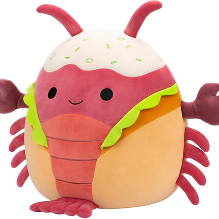 Squishmallows Original 14-Inch Lorono Lobster in Lobster Roll - Official Jazwares Plush (Large)