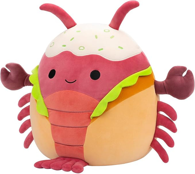 Squishmallows Original 14-Inch Lorono Lobster in Lobster Roll - Official Jazwares Plush (Large)