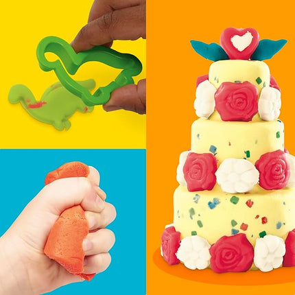 Play-Doh Advent Calendar for Kids 3+, 14 Days to Birthday, Vacation, Party, Back to School, & More, Surprise Arts & Crafts Activities, 26 Accessories & 17 Colors (Amazon Exclusive)