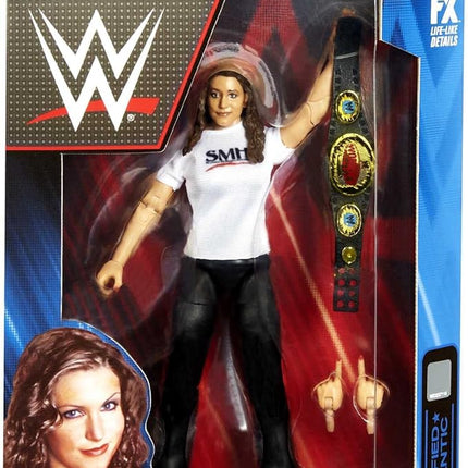 Mattel WWE Elite Collection Action Figure & Accessories, Series #94 Stephanie McMahon 6-inch Collectible with 25 Articulation Points & Swappable Hands