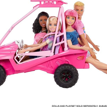 Barbie Mysteries: Beach Detectives Playset with Beach Buggy Toy Car & 10+ Accessories, Including Beach Chair & Towel