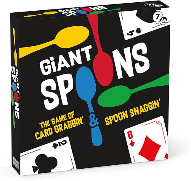 PlayMonster Giant Spoons,Card Games for Kids - Spoons Game,Deck of Cards,Fun Family Games for Kids and Adults, Playing Cards,Game Night, Travel Games, 3-6 Multi-Player Card Game,Ages 7+