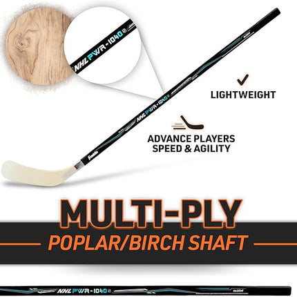 Franklin Sports NHL Kids Street Hockey Sticks - Youth, Junior + Senior Sticks - Right + Left Handed - 40", 48" + 56"