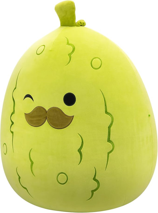 Squishmallows Original 24-Inch Charles Pickle with Mustache - Official Jazwares Plush (Jumbo)
