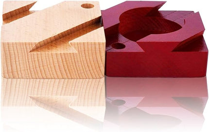 DC-BEAUTIFUL Impossible Dovetail Box Mini 3D Brain Teaser Wooden Magic Drawers Gift Jewelery Box Puzzle Toy