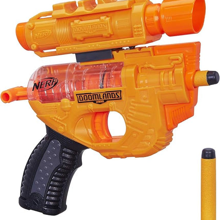 Nerf Holdout Doomlands Toy Blaster with Detachablex 40Mm & 2 Official Doomlands Elite Darts for Kids, Teens, & Adults