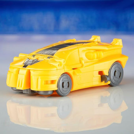 Transformers One Cog Changer Bumblebee (B-127) 4-Inch Robot Action Figure, Interactive Toys for Boys and Girls Ages 6 and Up