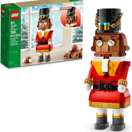 LEGO Nutcracker Christmas Decor - Building Toys for Kids, Boys & Girls, Ages 8+ - Nutcracker Decorations for Home - Gift Ideas for Christmas - Moveable Arms & Mouth - 40640