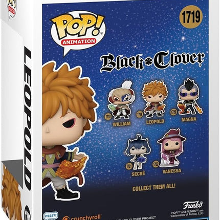 Funko POP! Animation: Black Clover - Leopold Vermillion - Collectable Vinyl Figure - Gift Idea - Official Merchandise - for Kids & Adults - Anime Fans - Model Figure for Collectors and Display