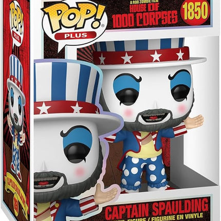 Funko Pop! Plus: House of 1000 Corpses - Captain Spaulding - Collectable Vinyl Figure - Gift Idea - Official Merchandise - Toys for Kids & Adults - Horror Fans