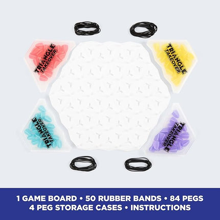 Triangle Takeover by Relatable – A Fast-Paced Strategy Game for Family Gatherings, Great Kids Party Board Game, for Ages 8 and Up