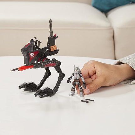 STAR WARS Mission Fleet Expedition Class Tech (Bad Batch) at-RT Ambush 2.5-Inch-Scale Figure and Vehicle Set, Toys for Kids Ages 4 and Up,F1339
