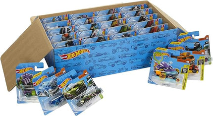 Hot Wheels Toy Cars & Trucks, 50-Pack of 1:64 Scale Vehicles, Individually Packaged (Styles May Vary) (Amazon Exclusive)